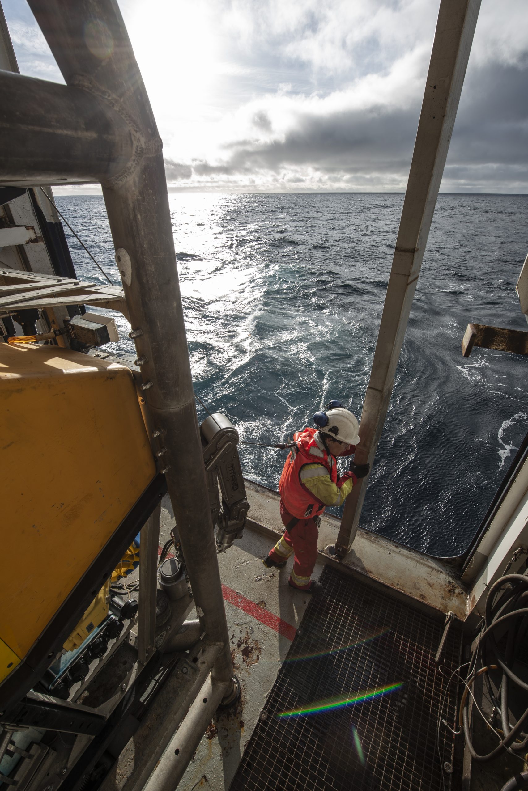 BSA Offshore worker on deck