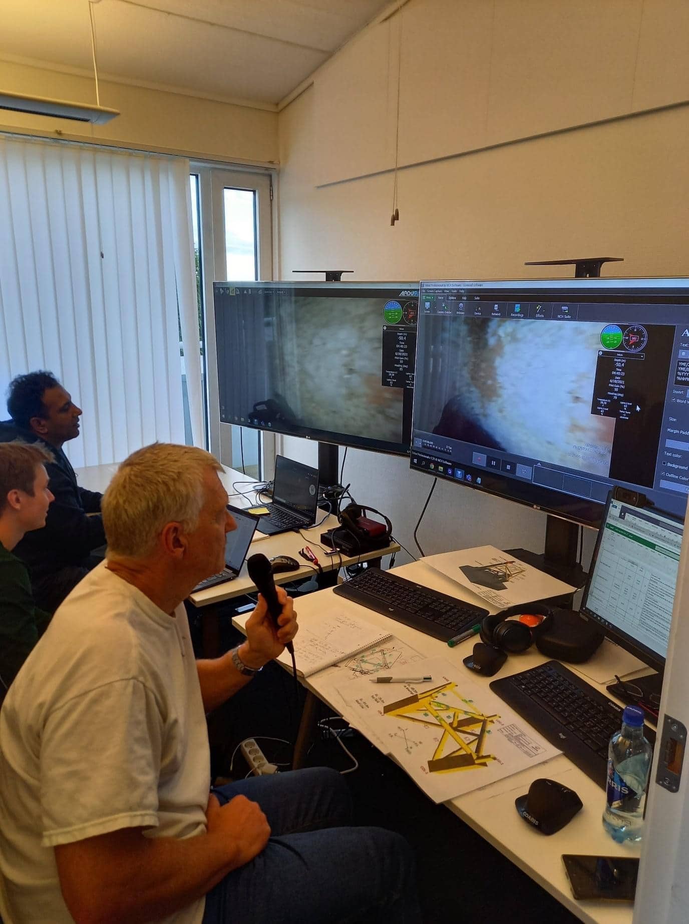 BSA worker at the office. 